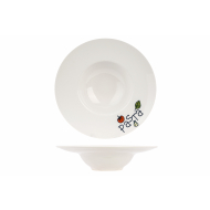 Cosy&Trendy Assiette à Pâtes - Ø27cm - Grès - Blanc - Marque Cosy & Trendy - Couleur Blanc - Matériel Poterie