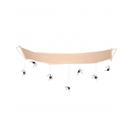 Décoration de Plafond Araignées - 38x310cm - Blanc
