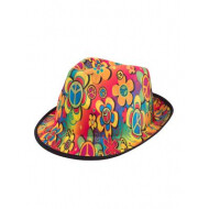 Flower Power Hoed - One Size - Multicolor