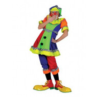 Clown Olivia - Déguisement - Taille 36-38 - Multicolor - 3 pièces - Taille  36/38 - Sexe Dames