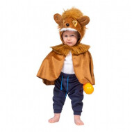 Baby Verkleedpak Leeuw Cape - One Size - Bruin - Leeftijd Nvt