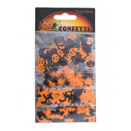 Confettis de Table Halloween - Noir/Orange