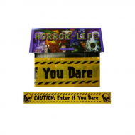 Ruban Enter If You Dare - Décoration - 610x8cm - Plastique - Jaune