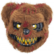 Scary Beer Masker met Vacht - Plastic - Bruin
