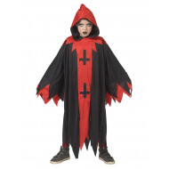 Kinderkostuum Devious Demon - Jongens - Maat 140 - Zwart/Rood - 2 delig - Leeftijd 9 t/m 10 jaar - Maat 140 - Geslacht Jongen