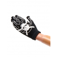 Handschoenen Doodshoofd - One Size - Kind - Zwart