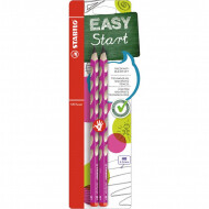 Stabilo Easygraph Droitier Crayons - Rose - 2 Pièces - Marque Stabilo - Type d'écriture Crayon général