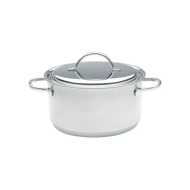 Demeyere Resto Marmite avec Couvercle - Ø16cm - 1,5L - Fonte - Argent - Marque Resto by Demeyere - Convient pour Toutes sources de chaleur,Induction