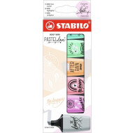 Stabilo Boss Mini Surligneurs Pastel - Multicolores - 6 Pièces - Marque Stabilo - Type d'écriture Marqueur - Couleur Multicolore