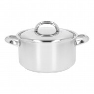 Demeyere Athena Kookpot met Deksel - Ø16cm - 1,5L - RVS - Zilver - Merk Demeyere - Geschikt voor Electrisch,Oven,Brander,Inductie,Gas,Keramisch,Halogeen,Alle warmtebronnen