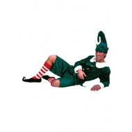 Costume d'Elfe - Déguisement - Taille 56-58 - Vert - 4 pièces - Sexe Hommes - Taille  56/58