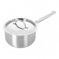 Demeyere Resto Steel Casserole - Ø16cm - 1,5L - Acier Inoxydable - Argent - Marque Resto by Demeyere - Convient pour Keramisch,Gaz,Induction,Halogeen,Électrique