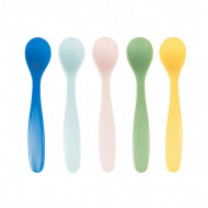 Badabulle Babylepel Soepel - Plastiek - Multicolor - 5 Stuks - Merk Badabulle
