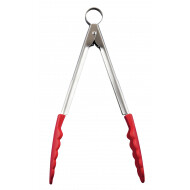 Demeyere Cuisipro Serveertang - 24cm - Silicone - Rood - Merk Cuisipro