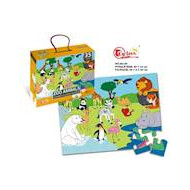 Puzzle dans le zoo 35 pièces - Nouveau depuis 21/10/2019 - Marque DDD Toys - Age à partir de 3 ans
