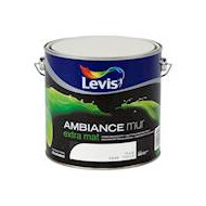 Ambiance mur extra mat tule 2,5 L  - Merk Levis - Glansgraad Extra mat - Verfbasis Watergedragen - Afwasbaar Ja - Geschikt voor Binnen - Inhoud 2,5 l - Toepassing Muur