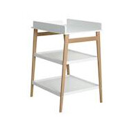 Table à Langer Hip Blanc/Naturel - Surmatelas - Marque Quax