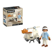 Playmobil Vespa 80 Jaar: Klassieke Uitvoering - 72283 - Merk Playmobil - Leeftijd vanaf 5 jaar - Collectie Vespa