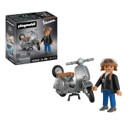 Playmobil Vespa 80 Jaar: Originele Uitvoering - 72282 - Merk Playmobil - Collectie Vespa - Leeftijd vanaf 5 jaar