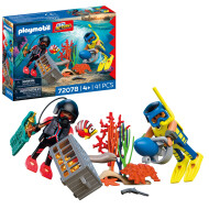 Playmobil City Action Politieduiker met Schat - 72078 - Merk Playmobil - Leeftijd vanaf 4 jaar - Collectie City Action