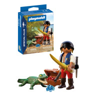 Playmobil Special Plus Pirate contre Caïman - 72154 - Marque Playmobil - Collection Special Plus - Age à partir de 4 ans
