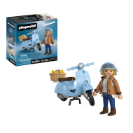 Playmobil Vespa 80 Jaar: Iconische Uitvoering - 72284 - Merk Playmobil - Collectie Vespa - Leeftijd vanaf 5 jaar