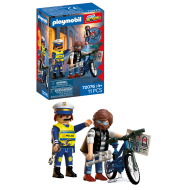 Playmobil City Action Fietsendiefstal - 72076 - Merk Playmobil - Leeftijd vanaf 4 jaar - Collectie City Action