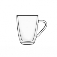Luigi Bormioli Verres à Thé Double Paroi - 320ml - Verre - 2 Pièces - Marque Luigi Bormioli - Couleur Transparant