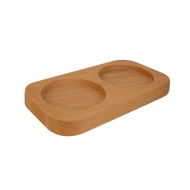 Cosy&Trendy Onesta Plateau pour Moulin à Sel et Poivre - 15,5x8,3x1,5cm - Bois - Marque Cosy & Trendy