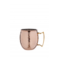 Cosy&Trendy Gobelet Moscow - Ø8,5xH10cm - Acier inoxydable - Cuivre - Marque Cosy & Trendy
