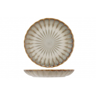 Cosy&Trendy Astera Assiette à Déjeuner - Ø21cm - Grès - Beige - Marque Cosy & Trendy - Matériel Poterie - Couleur Beige