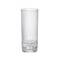 Bormioli Rocco America 20's Verres Longdrink - 400ml - Verre - Transparent - 4 Pièces