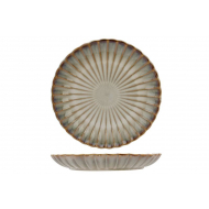 Cosy&Trendy Astera Assiette Plate - Ø27,5cm - Grès - Beige - Marque Cosy & Trendy - Matériel Poterie - Couleur Beige