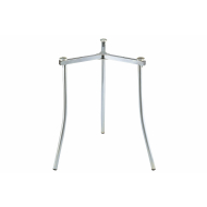 Garcima Support pour Réchaud à Paella - Rond - 32x70x105cm - Plastique - Argenté