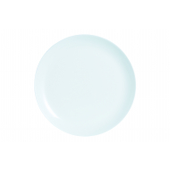 Luminarc Diwali Assiette Plate - Ø25cm - Verre Opale - Blanc - Matériel Opale - Couleur Blanc