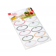 Bormioli Quattro Stagioni Decoratie Set - Ø20xH25cm - Meerkleurig - 30 Stuks - Formaat 200x250 mm
