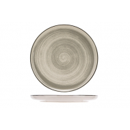 Cosy&Trendy Assiette Plate - Ø27cm - Grès - Gris Clair - Marque Cosy & Trendy - Matériel Poterie - Couleur Gris