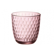 Bormioli Rocco Verres à Eau - Serrure - 290ml - Verre - Rose - 6 Pièces
