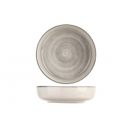 Cosy&Trendy Assiette Creuse - Ø18cm - Grès - Gris Clair - Marque Cosy & Trendy - Matériel Poterie - Couleur Gris