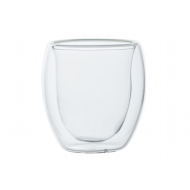 Cosy&Trendy Verres à Espresso - Effet Isolant - Double Paroi - 80ml - Verre - Transparent - 2 Pièces - Marque Cosy & Trendy - Couleur Transparant