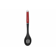 KitchenAid Cuillère à Fente - Résistante à La Chaleur - Plastique - Rouge Impérial - Marque KitchenAid