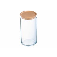 Luminarc Pure Jar Bocal de Conservation - 1,5L - Verre - 2 Pièces - Matériel Verre - Couleur Transparant