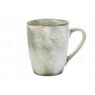 Cosy&Trendy Tasse avec Anse Verdastro - Ø8,5xH10cm - 240ml - Grès - Vert - Marque Cosy & Trendy - Couleur Vert