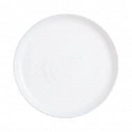 Luminarc Ammonite Assiette à Dessert - Ø19cm - Opale - 1 Pièce - Matériel Poterie - Couleur Blanc