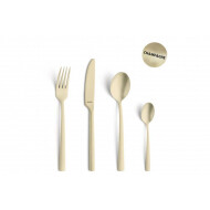 Amefa Manille Ménagère - 4 Personnes - Acier/Inoxydable - Champagne Effet Stonewash - 16 Pièces - Marque Amefa