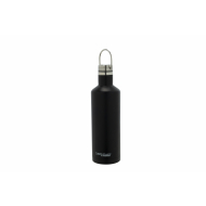 Thermos Traveler Bouteille Isotherme - 0,5L - Ø7xH24cm - Métal - Noir - Contenu 500 ml - Couleur Noir