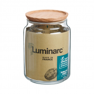 Luminarc Pure Jar Bocal de Conservation - 2L - Verre - 2 Pièces - Couleur Transparant - Matériel Verre