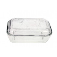 Beurrier Luminarc avec Inscription - Verre - Transparent - Matériel Verre - Couleur Transparant