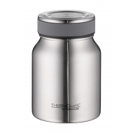 Thermos Tc Contenant Alimentaire - 0,5L - Ø10xH15cm - Inox - Acier Inoxydable - Matériel RVS - Couleur Argent