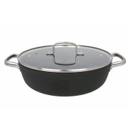 Arcos Samoa Sauteuse - Avec Couvercle en Verre - Aluminium - Convient pour Toutes sources de chaleur